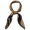 Allegra K Women's Silk Scarf, Square Scarf, Neckerchief, Bandana, Leopard