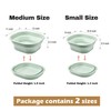 Daimix Collapsible Wash Basin Set of 2, Foldable Small Medium
