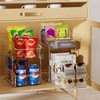 Delamu 2-Tier Under Sink Organizers and Storage, Multi-Purpose Stackable Bathroom