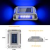 T-SUN Solar Driveway Deck Lights, Blue Driveway Lights Outdoor, 12