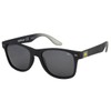 Caterpillar Blinding Polarized Sunglasses Square, Rubberized Matte Black, 54 mm