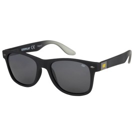 Caterpillar Blinding Polarized Sunglasses Square, Rubberized Matte Black, 54 mm