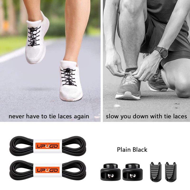 UpUGo Elastic Shoe Laces, No Tie Shoe Laces Tieless for