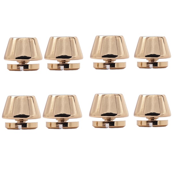 Denailey 8 Sets Solid Brass Handbag Buttom Stud Purse feet
