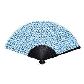 Yamamoto Hitoto Shoten Hand Fan with Bag Shizuku [4752]