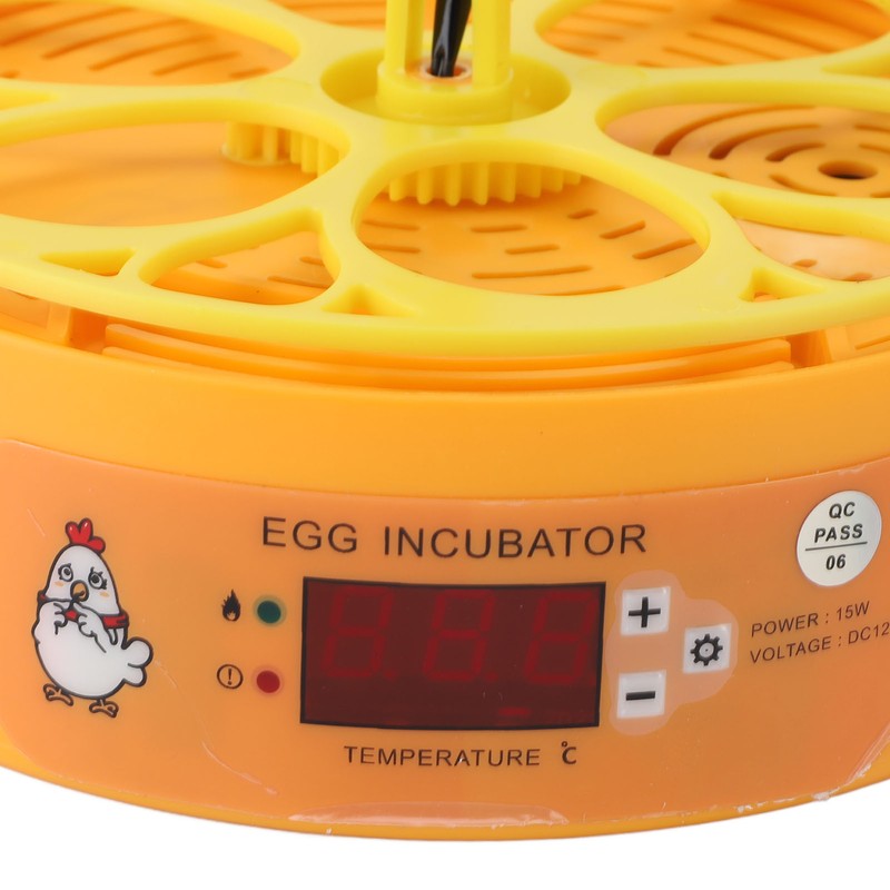 Egg Incubator 6 Eggs Smart Egg Hatchery Temperature Control Manual