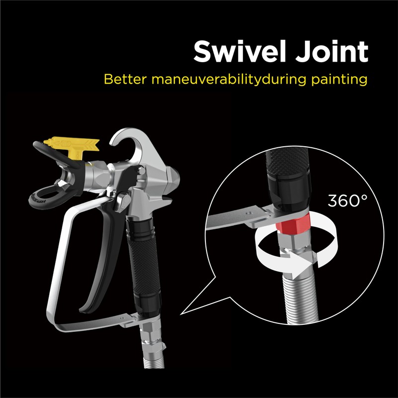 InoKraft Airless Paint Spray Gun High Pressure 3600 PSI with
