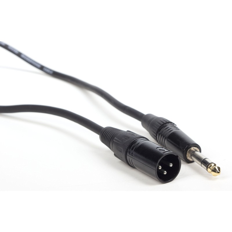 MUSIC STORE Microphone cable, micro cable with XLR 3 pin
