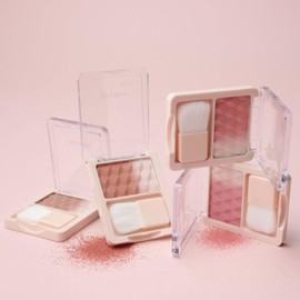 Revlon Blush Duo 003 Vermillion (Color Image: Skin-Blending Nude Terracotta) Cheek Highlighter Face Color 4.3g