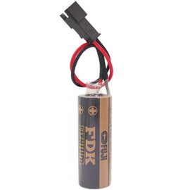 DCYNXC (2 Pieces 3V CR8.LHC CR8-LHC Battery for Fuji FDK CR8•LHC Battery Backup Power Source Batteries with Connector