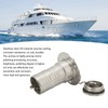 Marine Boat Deck Filler with Keyless Cap Stainless Steel Mirror