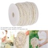 10m Beautiful Faux Pearl Bead String with Artificial Diamonds Decoration
