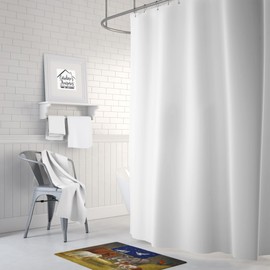 Caroline's Treasures ASA2205RUG Animals at Crib Nativity Christmas Scene Machine Washable Memory Foam Mat, Bathroom Rug, Non-Slip Bath Mat, Durable Thick Washable Rugs for Kitchen, Bathroom Quick Dry,