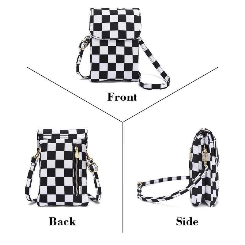 Small Crossbody Bag for Women Nylon Cell Phone Purse with