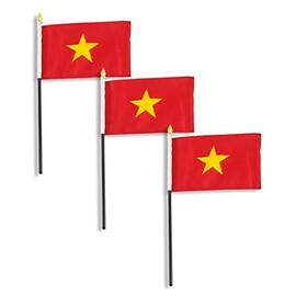 Vietnam flag 4 x 6 inch (3 PK)