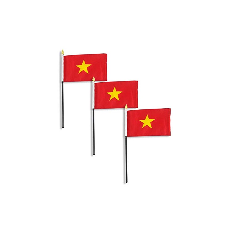 Vietnam flag 4 x 6 inch (3 PK)