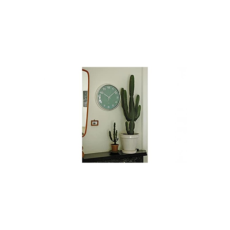 Cabanaz Wall Clock VGR, Green, 30 x 30 x 6