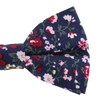 Slim Bow Tie Liberty Navy Pink and Bordeaux Red -