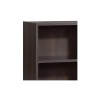 Home Square 2 Piece Modern Engineered Wood Bookcase Set in