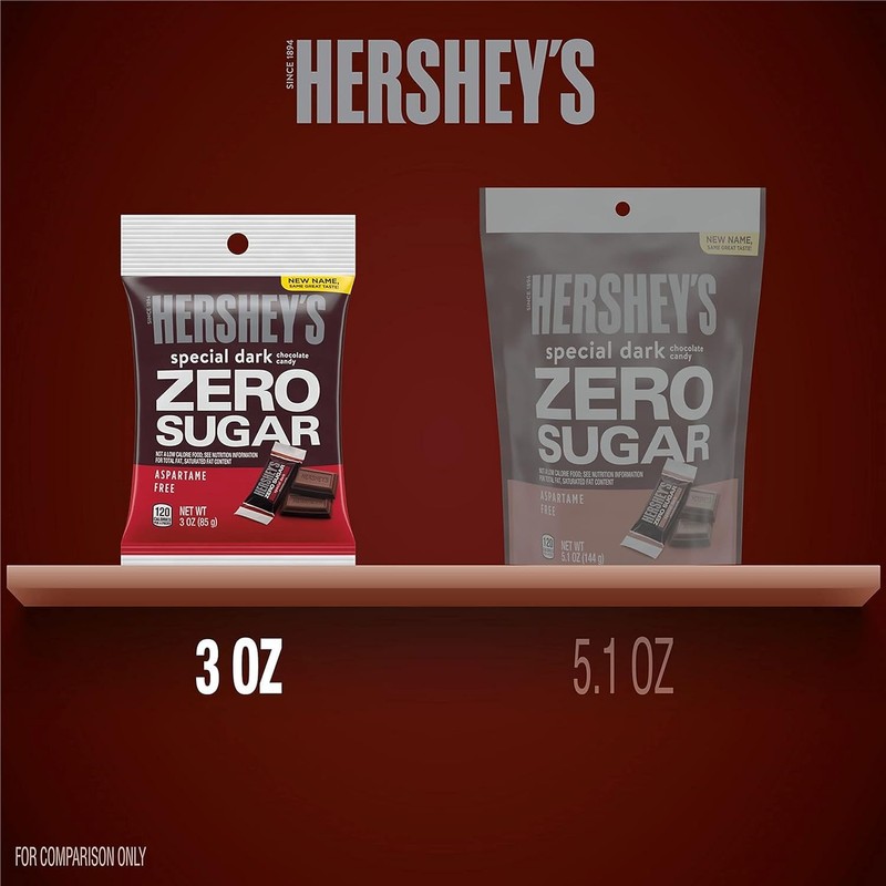 Zero SPECIAL DARK Chocolate Candy 3 oz (6 Pack)