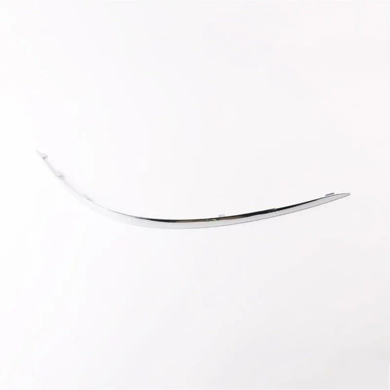2PCS Car Front Bumper Molding Chrome Strip Trim Cover Left