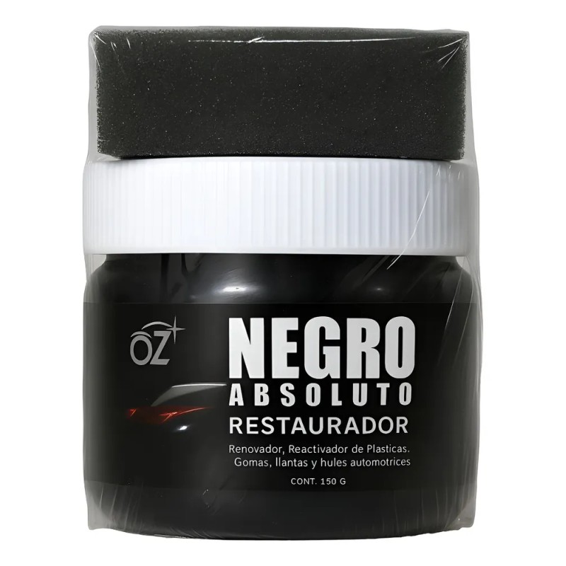 Protector De Plásticos Y Gomas Negro Intenso 6 Unidades