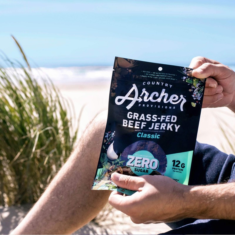 Country Archer Grass Fed Beef Jerky - Zero Sugar Beef