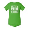 Ikaika Maui Strong Hawaii Lahaina Wildfire Recovery Baby Bodysuit (Green,