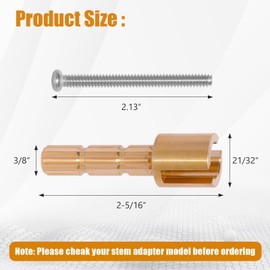 970-0770 Stem Adapter Compatible with Pfister Shower valve Trim Handle Stem Extension Tub and Faucet Accessories Extender Trim Repair Kit