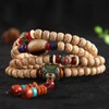FAZOVIN Genuine Aged Bodhi Seed Bracelet 108 Mala Beads Necklace-