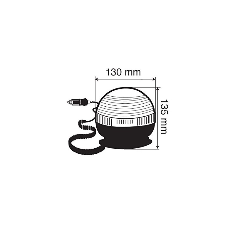 Lampa 73003 RH - 4 Rotating Low Light with Magnetic