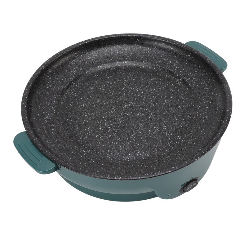 Electric Grill Pot 22cm Large Caliber Nonstick Multifunctional Electric Grill