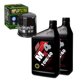 RAD Powersports Oil Change Kit For Polaris 2000 Trail Boss 325 MX4 Techniplate 10W-40
