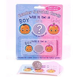 Alandra Party Scratch Girl Gender Reveal Game