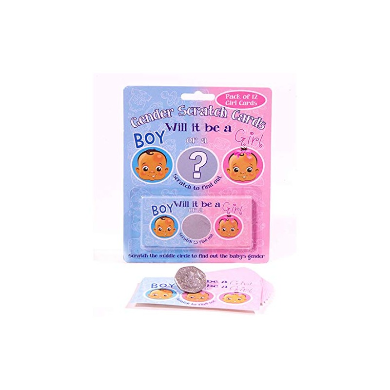 Alandra Party Scratch Girl Gender Reveal Game