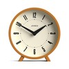 Jones Clocks® Venus desk clock | Modern round design |