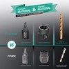 Pronese Heavy Duty bolt extractor kit&screw extractor set,37PCS broken bolt