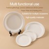 30pcs 9inch & 20pcs 7inch Paper Plates Disposable Dishes Party