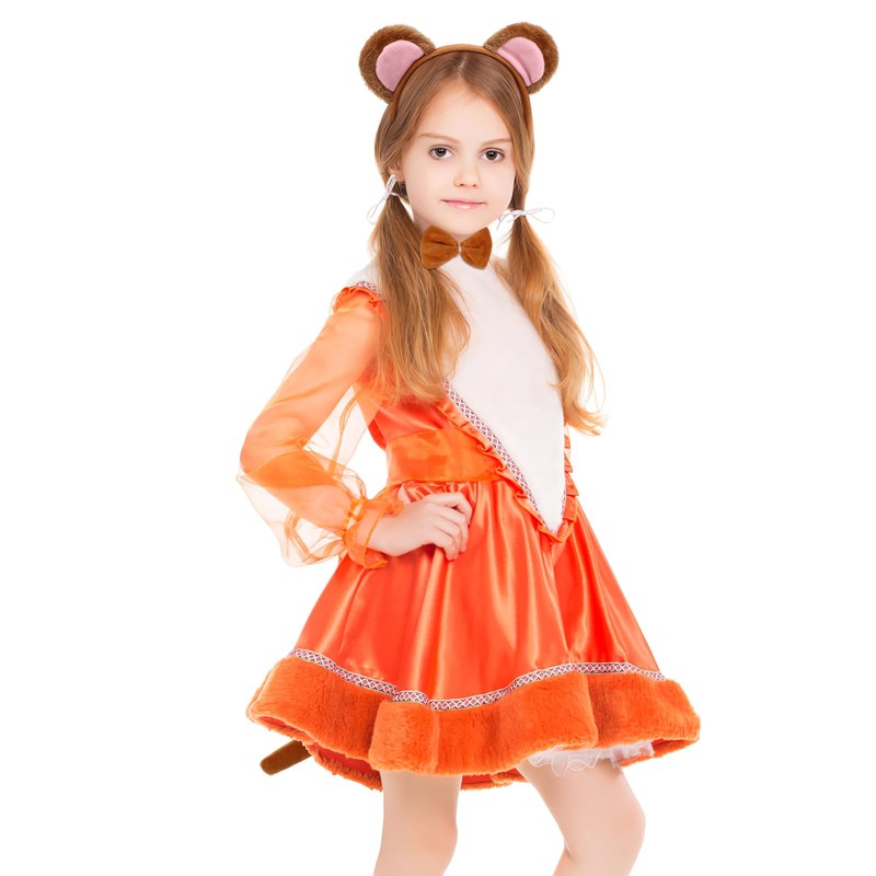 MAGICLULU 1 Set Monkey Ear Headwear Monkey Ears Tail Bow