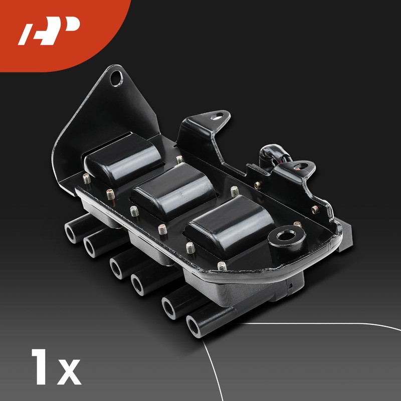 A-Premium 1x Ignition Coil Pack and 6x Iridium Spark Plugs