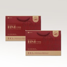 Chong Kun Dang red ginseng deer antler premium 30 packs parents filial piety gift 2 boxes / 종근당 홍삼 녹용 프리미엄 30포 부모님 효도 선물 2박스
