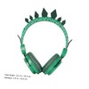 IWOWHERO S Headphones Dinosaur Ear Headset Headphones for Boys and