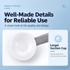 17-Inch Bathroom Grab Bar for Shower Support – No-Drill Anti-Slip