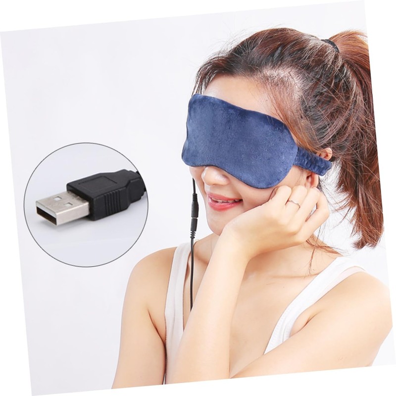 Baluue Máscara de Ojos Caliente USB con Sombra Mascarilla para