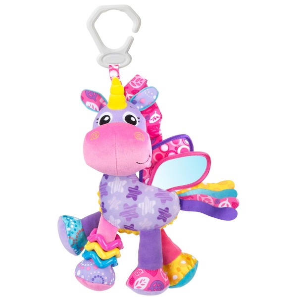Playgro Baby Toy Activity Friend Stella Unicorn 0186981 for baby infant toddler children is Encouraging Imagination with STEM/STEAM for a bright future - Great Start for A World of Learning