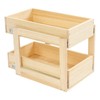 Pull Out Cabinet Organizer, 2 Tier Drawer Shelf with Full