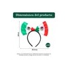 Set De 10 Diademas Con Moño De Bandera De México