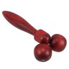 Healvian Wooden Facial Massager Tool Double Face Roller for Muscle Relaxation Neck Wrinkle Massager Handheld Massage Stick for Deep Tissue