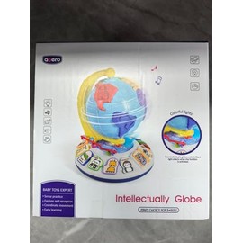 Lubardy Globe Educational Interactive Learning Map World Kids Spinning STEM Gifts 3 4 5 6 7 Year Old Kids Boys Girls
