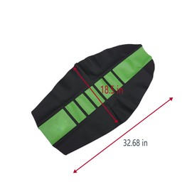 Carmoeignin Universal Motorcycle Seat Cover Soft Gripper for Kawasaki KX KLX KXF KX65 KX85 KX100 KLX110 KX250 KX450F KLX450R Yamaha Honda Suzuki Motocross Most Dirt Pit Bike